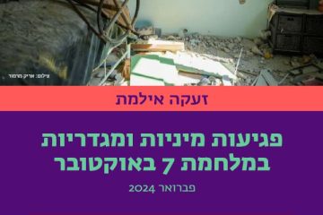 זעקה אילמת – פגיעות מיניות ומגדריות במלחמת 7 באוקטובר